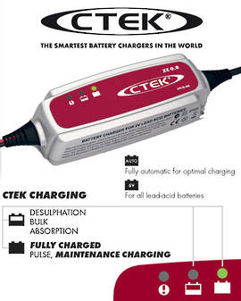 CTEK XC 0.8 6V 0.8A NG CHARGER